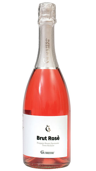 A sparkling rose bottle from Gurrieri
