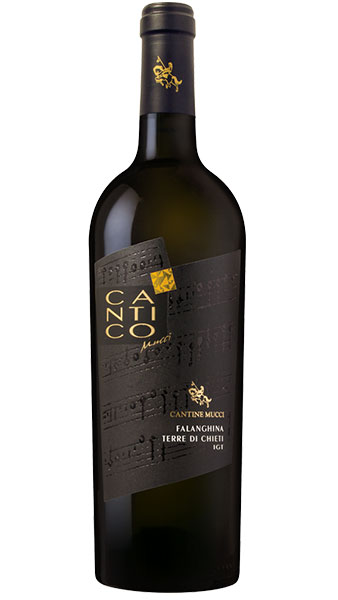 Cantine Mucci's Cantico Falanghina Terre di Chieti ICT wine bottle
