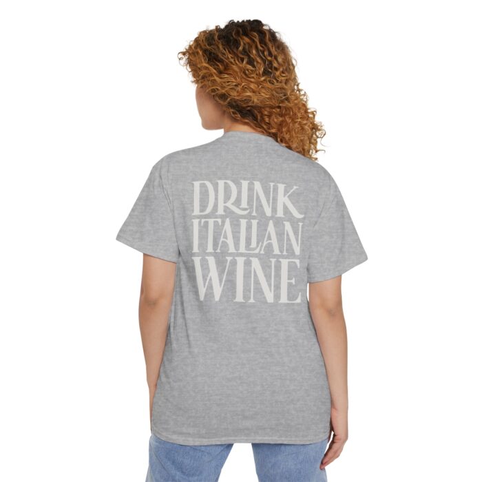 Chef's Kiss Wineglass | Unisex Heavy Cotton Pocket Tee - Image 16