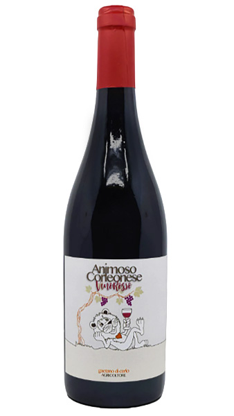 photograph of wine bottle Animoso Corleonese Rosso from Gaetano di Carlo