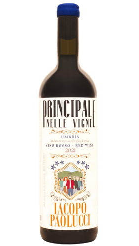 an isolated wine bottle photograph of Principale nelle Vigne